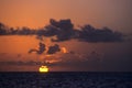 Sunset on ocean - Bayahibe - Dominican republic