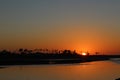 Sunset, Ocean Beach, San Diego, California Royalty Free Stock Photo