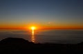 Sunset, Ocean, San Diego, Torrey Pines State Park Royalty Free Stock Photo