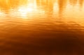 Sunset ocean surface background Royalty Free Stock Photo