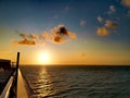 Sunset and Ocean View Cruise Deck