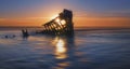 Shipwreck Peter Iredale Royalty Free Stock Photo