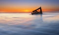 Shipwreck Peter Iredale Royalty Free Stock Photo