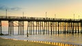 Sunset, Oceanside Pier, California Royalty Free Stock Photo