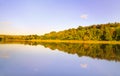 Sunset on Ogosta river, Bulgaria