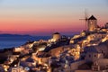 Sunset in Oia, Santorini