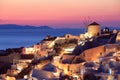 Sunset in Oia, Santorini