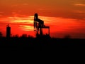 Sunset on the Oil Patch