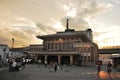 Sunset at old Nara train station