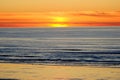 Sunset on the Oregon Coast Royalty Free Stock Photo