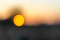 sunset out of focus Royalty Free Stock Photo