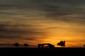 Sunset Outback Australia Royalty Free Stock Photo