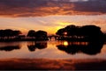 Sunset in the Outer Banks, North Carolina Royalty Free Stock Photo