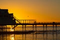 Sunset over Aberystwyth Pier