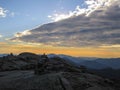 Sunset over the Adirondack Mountains, New York, USA Royalty Free Stock Photo