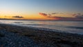 Sunset Over Admiralty Inlet, Washington Royalty Free Stock Photo