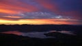 Sunset over Akaroa Royalty Free Stock Photo