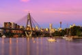 Anzac Bridge in Sydney City, Australia Royalty Free Stock Photo