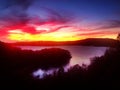 Sunset over Beaver Lake