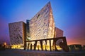 Sunset over Belfast Titanic, Belfast, Northern Ireland, UK Royalty Free Stock Photo