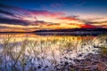 Sunset over Benbrook Lake