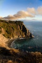 Sunset over the Big Sur - California Royalty Free Stock Photo