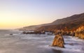 Sunset over Big Sur Coastline at Garrapata State Park, near Monterey and Carmel, central California, USA