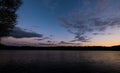 Sunset over Boom Lake, Wisconsin