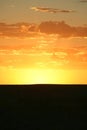 Sunset over the Breakaways Royalty Free Stock Photo