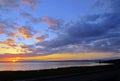 Sunset over the Bristol channel Portishead Bristol UK May 2022 Royalty Free Stock Photo