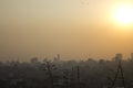 Sunset over Cairo Royalty Free Stock Photo