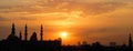 Sunset over Cairo Royalty Free Stock Photo