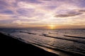 Sunset over Caribbean Sea - Bay of Pigs, Cuba Royalty Free Stock Photo