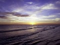 Sunset over Caribbean Sea - Bay of Pigs, Cuba Royalty Free Stock Photo