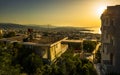 Sunset over Chania, Crete, Greek Islands, Greece, Europea Royalty Free Stock Photo