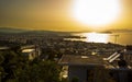 Sunset over Chania, Crete, Greek Islands, Greece, Europea Royalty Free Stock Photo