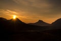 Sunset Over Coigach Royalty Free Stock Photo