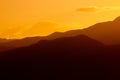 Sunset over Death Valley