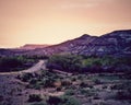 Sunset over desert mesa, Utah Royalty Free Stock Photo