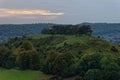 Sunset over Downham Hill