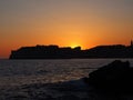 Sunset over Dubrovnik Croatia Royalty Free Stock Photo