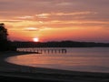 Sunset over Duxbury bay