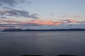 Sunset over Eyjafjordur (near Akureyri) , Northern Iceland