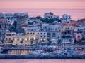 Sunset over Forio, Ischia, Italy Royalty Free Stock Photo