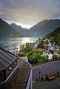 Sunset over Geiranger Fjord