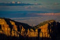 Sunset Over Grand Canyon Ridge At Imperial Point