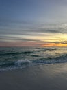 Sunset over the Gulf of Mexico in Miramar Beach Florida