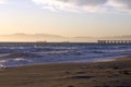 Sunset over Hermosa Beach Royalty Free Stock Photo