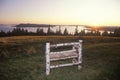 Sunset over home of Alexander Graham Bell, Cape Breton Island, Nova Scotia