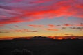 Sunset over Humphrey`s Peak in Flagstaff, Arizona